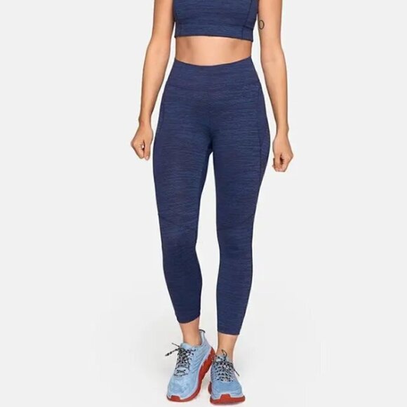 Outdoor Voices Core 3/4 Leggings Blue - Picture 1 of 3